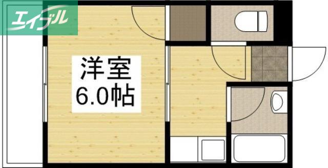 COMFORT HIROSEII(1K/3階)の間取り写真