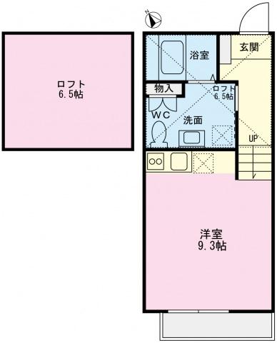 コンフォルト中山(ワンルーム/1階)の間取り写真