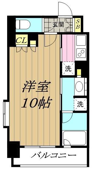 リリエンベルグ目白壱番館(1K/7階)の間取り写真