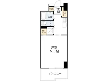 エトワール北梅田(1K/9階)の間取り写真