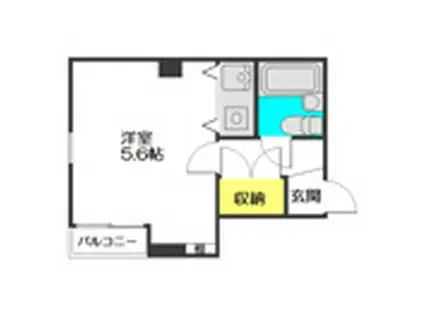 クリオ大森壱番館(ワンルーム/8階)の間取り写真