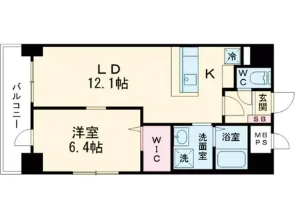 ルーカス長崎諫早I(1LDK/4階)の間取り写真