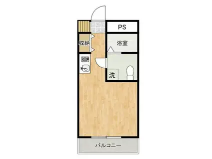 亀戸7丁目マンション(ワンルーム/3階)の間取り写真