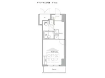 エルプレイス江坂3(1K/5階)の間取り写真