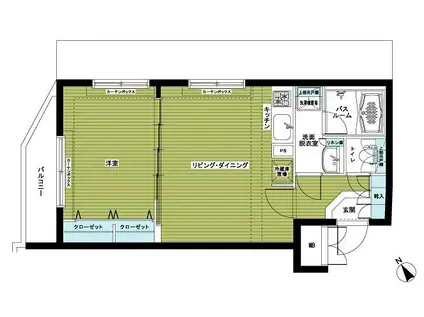 トーシンフェニックス高田馬場弐(1LDK/3階)の間取り写真