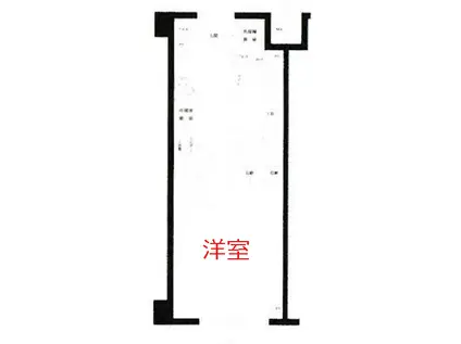 ルーブル目黒不動前(1K/2階)の間取り写真