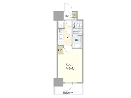 エスリード ザ・レガリア新栄PREMIER(1K/14階)の間取り写真