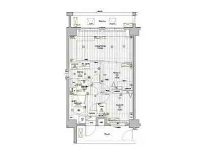 プレミアムキューブ上野毛♯MO(2LDK/6階)の間取り写真
