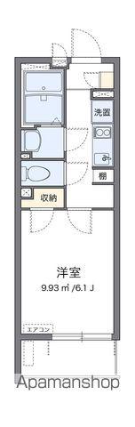 クレイノリヴェール西寺尾(1K/3階)の間取り写真