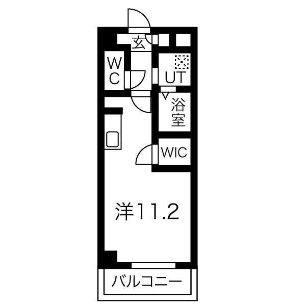 PRIMAVERA(ワンルーム/2階)の間取り写真