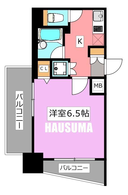 プロフ大塚(1K/8階)の間取り写真