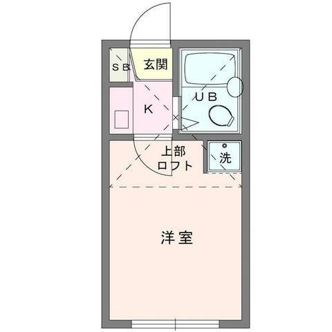 プラザ・ドゥエリート(1K/2階)の間取り写真