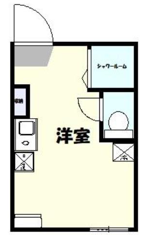 JLBグランエクリュ高円寺II(ワンルーム/1階)の間取り写真