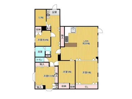ロイヤルコーポ(4SLDK/1階)の間取り写真