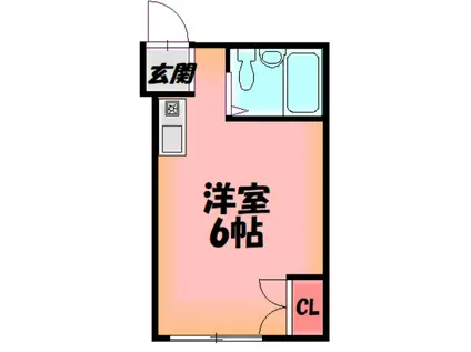 グランホーム大日駅前(ワンルーム/3階)の間取り写真