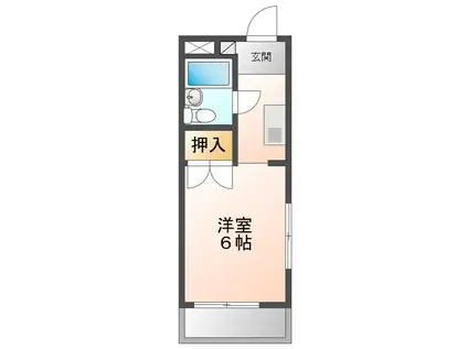 鬼頭本社ビル(1K/5階)の間取り写真