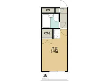 煉瓦館60(ワンルーム/3階)の間取り写真