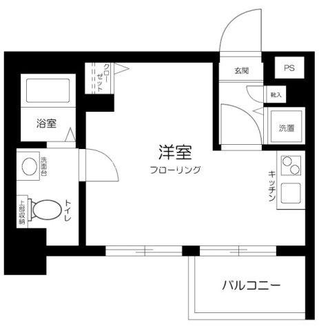 スカイコート本郷東大前第3(ワンルーム/7階)の間取り写真