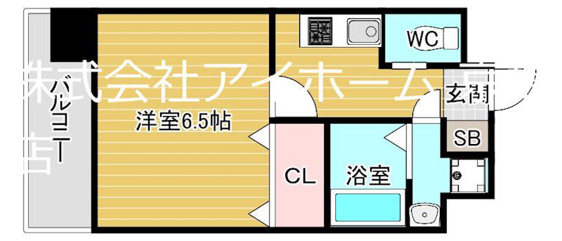 RITZ COURT(1K/9階)の間取り写真