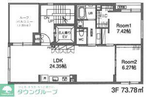 LUCENT 曙町(2LDK/3階)の間取り写真