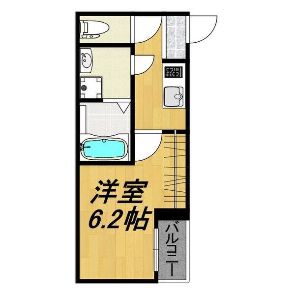 LECOCON瑞穂(1K/3階)の間取り写真