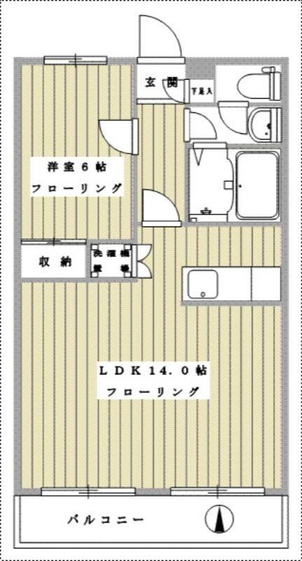 ストーンウェル鎌倉(1LDK/3階)の間取り写真