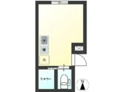 エスアールNIPPORI(ワンルーム/5階)の間取り写真