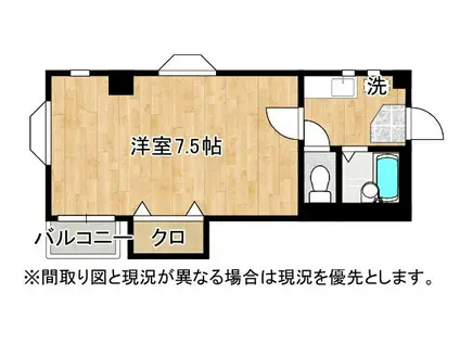 セレッサ桜通(1K/1階)の間取り写真