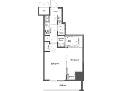 Nステージ本蓮沼(2K/11階)の間取り写真