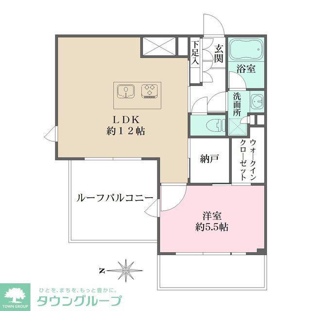 LA PERLA JIYUGAOKAII(1LDK/3階)の間取り写真