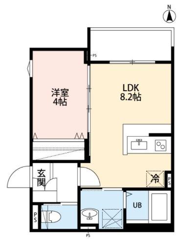ROBOT HOME 新所沢(1LDK/3階)の間取り写真