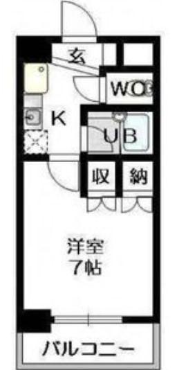 STUDIO SHIROGANE(1K/5階)の間取り写真