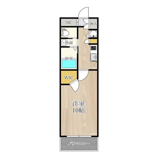 PHOENIX VILLA りんくう(1K/4階)の間取り写真