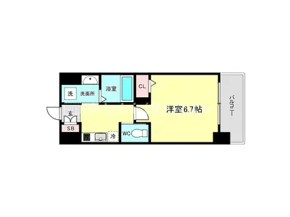 AVANTIO GRANDE(1K/1階)の間取り写真