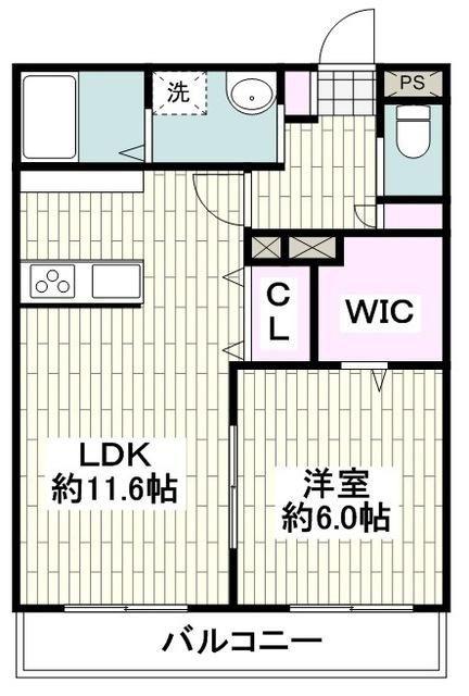RS & HICHI(1LDK/2階)の間取り写真