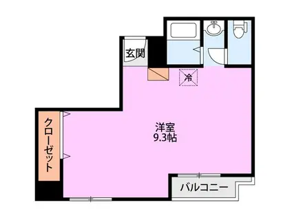 アパルト新古町(ワンルーム/5階)の間取り写真
