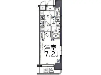 グリフィン横浜・反町公園参番館(1K/9階)の間取り写真