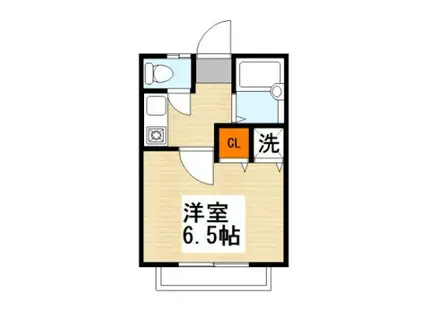 グレイス大原(1K/1階)の間取り写真