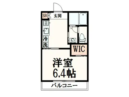 セントラルメゾン(1K/2階)の間取り写真