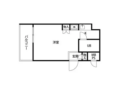トップ 安浦第1(ワンルーム/3階)の間取り写真