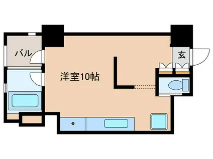 Y´SGARDEN(ワンルーム/5階)の間取り写真