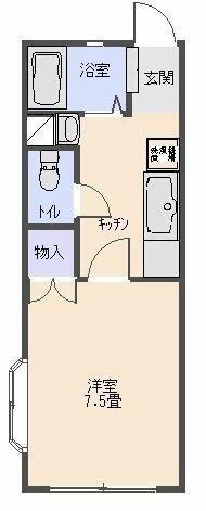 サニーコーポ(1K/1階)の間取り写真