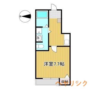 クレフラスト鳥神町(1K/1階)の間取り写真
