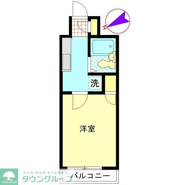 プリミエール読売ランド(1K/3階)の間取り写真