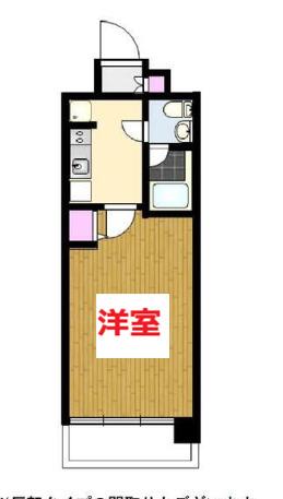プレール・ドゥーク南品川(1K/2階)の間取り写真