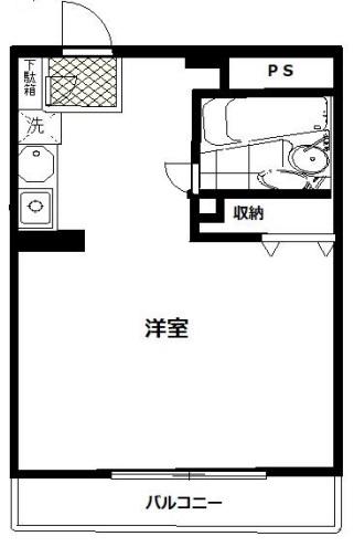 ワールドパレス永福町(ワンルーム/3階)の間取り写真