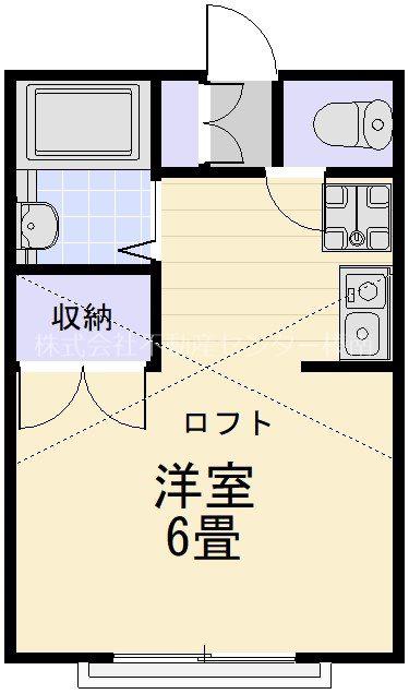 新西之宮西(1K/2階)の間取り写真