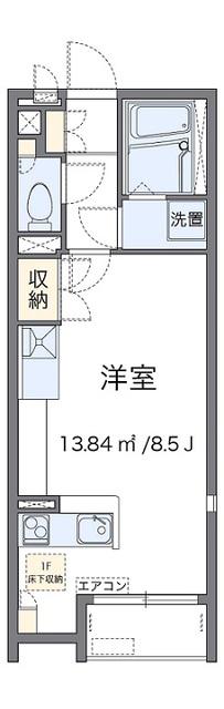 NAKAJIMA(ワンルーム/2階)の間取り写真