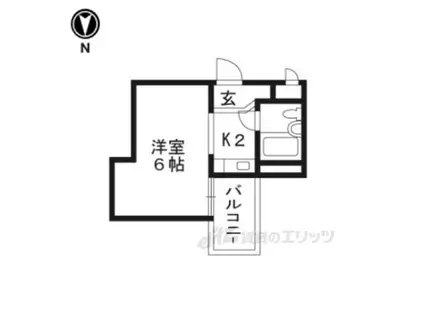 ドミトリーアルバ(1K/3階)の間取り写真