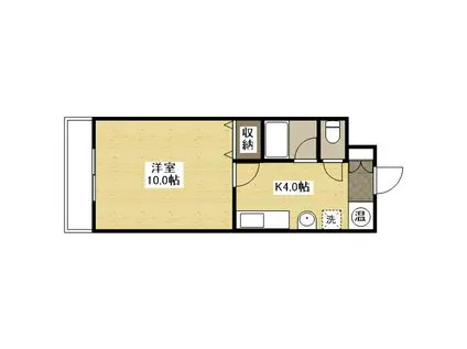 グレイス寿(1K/7階)の間取り写真